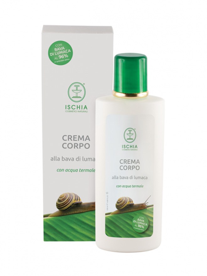 Crema corpo alla bava di lumaca in flacone da 200 ml